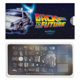 MoYou London - Movies Stamping Plate - Back to the Future 5