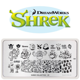 MoYou London - Movies Stamping Plate - Shrek 3