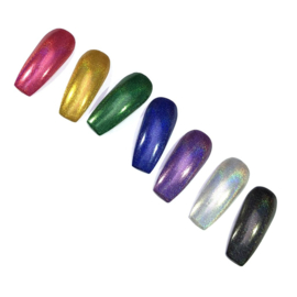Clear Jelly Stamper - Stamping Polish Kit - HOLO (7 colours)