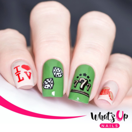 Whats Up Nails - Stamping Plate - A004 Sin City Life