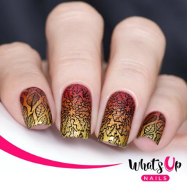 Whats Up Nails - Stamping Plate - B033 Does It Look Like I Give A Fall