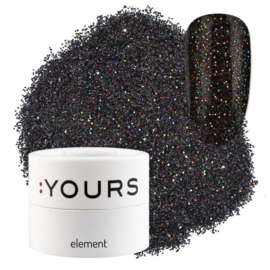 : Yours - Element - YOlographic Glitters - Black Glitzhead