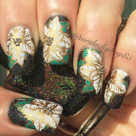 UberChic - Big Nail Stamping Plate - Holiday Spirit