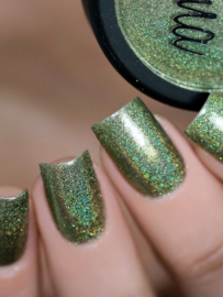 Lina - Pixiedust - Holo-Glitter Powder - Golden olive