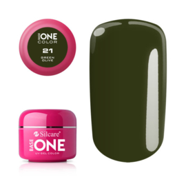 Base One - UV COLOR GEL - 21. Green Olive