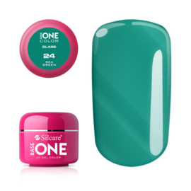 Base One - UV COLOR GEL - 24. Sea Green - Transparent