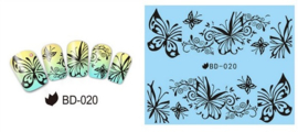 Waterdecals - Butterflies