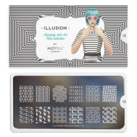 MoYou London - Stamping Plate - Illusion 15