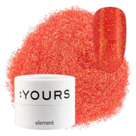 : Yours - Element - Iridazzling Glitters - Orange Jazz