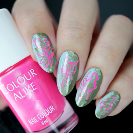 Colour Alike - Stamping Polish - The Temple of Stamping - 195. Indiana Pink