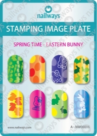 Nailways - Stamping Plate - Spring Time - 06. Easter Bunny