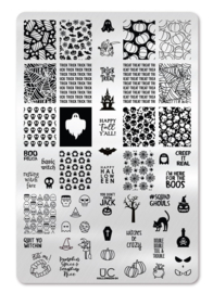 UberChic - Big Nail Stamping Plate - Halloween - 04