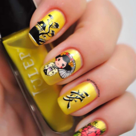 UberChic - Big Nail Stamping Plate - The Far East - 02