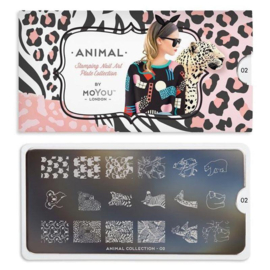MoYou London - Stamping Plate - Animal 02