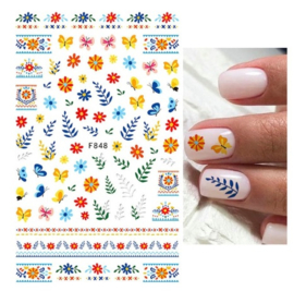 Nailways - Nail Stickers - F848 - Floweret