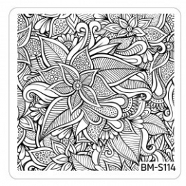 Bundle Monster - Paisley Flow Nail Art Manicure Stamping Plate - Flourishing Beauty