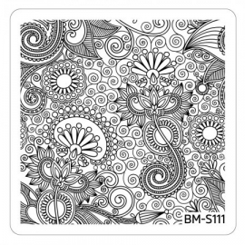 Bundle Monster - Paisley Flow Nail Art Manicure Stamping Plate - Swirls of Life