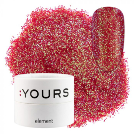 : Yours - Element - Iridazzling Glitters - Red Reggae