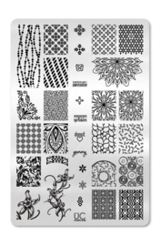 UberChic - Big Nail Stamping Plate - Collections 08-02