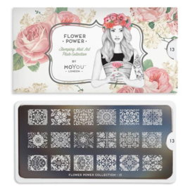 MoYou London - Stamping Plate - Flower Power 13