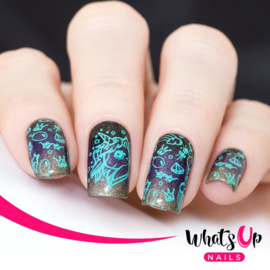 Whats Up Nails - Stamping Plate - B042 Head in the Clouds