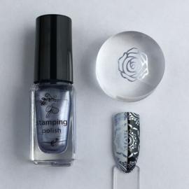 Clear Jelly Stamper Polish - #47 Lilac Ice