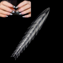 Clear - Stiletto Nagel Tips (500 stuks)