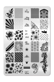 UberChic - Big Nail Stamping Plate - Collections 03 - 03