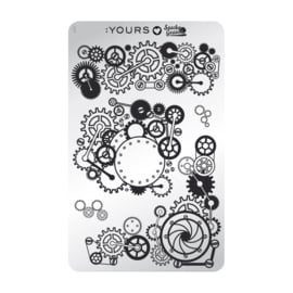 Yours Cosmetics - Stamping Plates - :YOURS Loves Sascha - YLS17. Mechical Madness