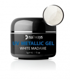 UV METALLIC GEL - White Madame