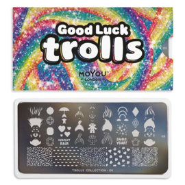 MoYou London - Movies Stamping Plate - Trolls 5