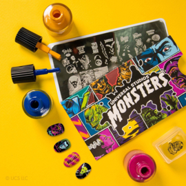 MoYou London - Movies Stamping Plate - Monsters 1