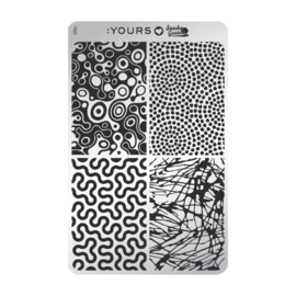 Yours Cosmetics - Stamping Plates - :YOURS Loves Sascha - YLS22. Rhythmic Riddles