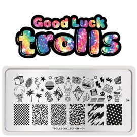 MoYou London - Movies Stamping Plate - Trolls 4
