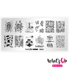 Whats Up Nails - Stamping Plate - B056 Coasting to the Sea