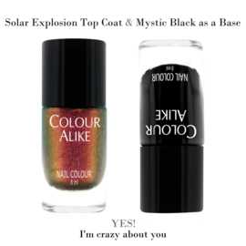 Colour Alike - Nail Polish - Topcoat - 728. Solor Explosion