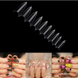 Clear - Stiletto Nagel Tips (500 stuks)