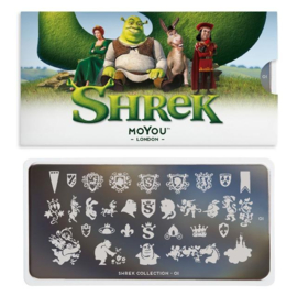 MoYou London - Movies Stamping Plate - Shrek 1
