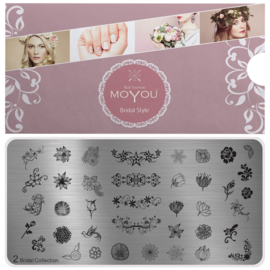 Moyou Nail Fashion - XL Stamping Plate - Bridal Collection - 2