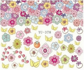 Waterdecals - Pastel Flowergarden