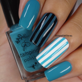 Clear Jelly Stamper Polish - #85 Teal me off the Ceiling