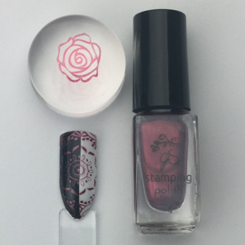 Clear Jelly Stamper Polish - #55 Pomegranate Pop