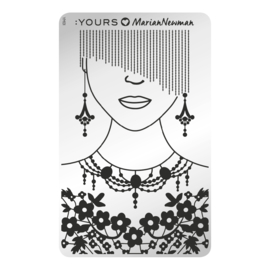 Yours Cosmetics - Stamping Plates - :YOURS Loves Marian Newman - YLM01. Mannequin