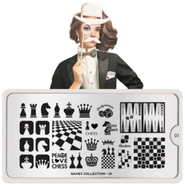 MoYou London - Stamping Plate - Games 01