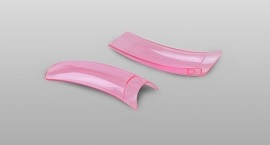 Roze Transparante Nagel Tips (500 stuks)