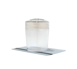 UberChic - XL Clear Stamper + Clear Tall Holder + Card