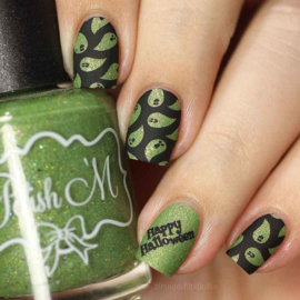 UberChic - Big Nail Stamping Plate - Halloween - 02