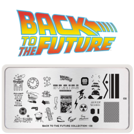 MoYou London - Movies Stamping Plate - Back to the Future 2