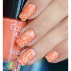 Colour Alike -  Stamping Polish - 14B. A JUICHY TANGERINE