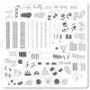 Clear Jelly Stamper - Medium Stamping Plate - CJS_114 Crafty Life